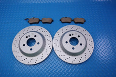 Mercedes S class S550 S550e S560 S450 rear brake pads & rotors TopEuro #12486
