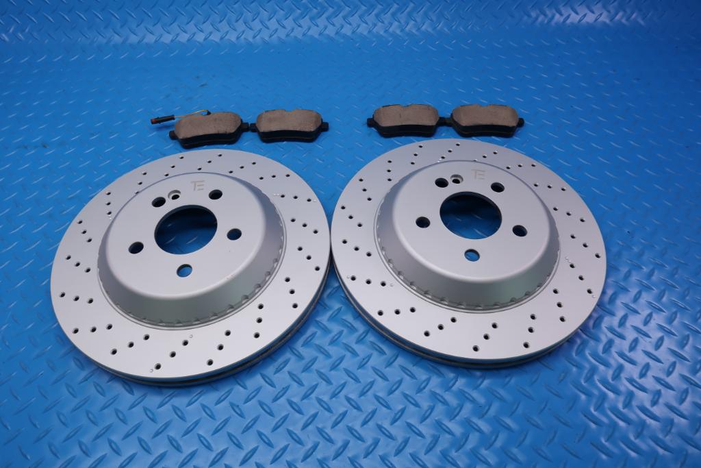 Mercedes S class S550 S550e S560 S450 rear brake pads & rotors TopEuro #12486