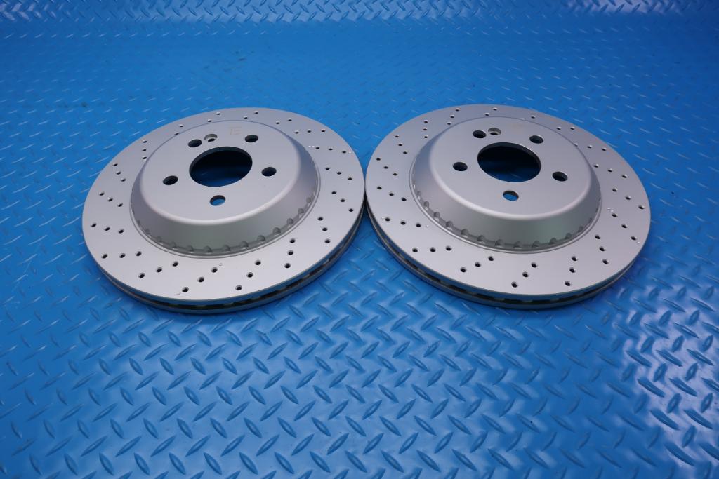 Mercedes S class S550 S550e S560 S450 rear brake disc rotors TopEuro #12487