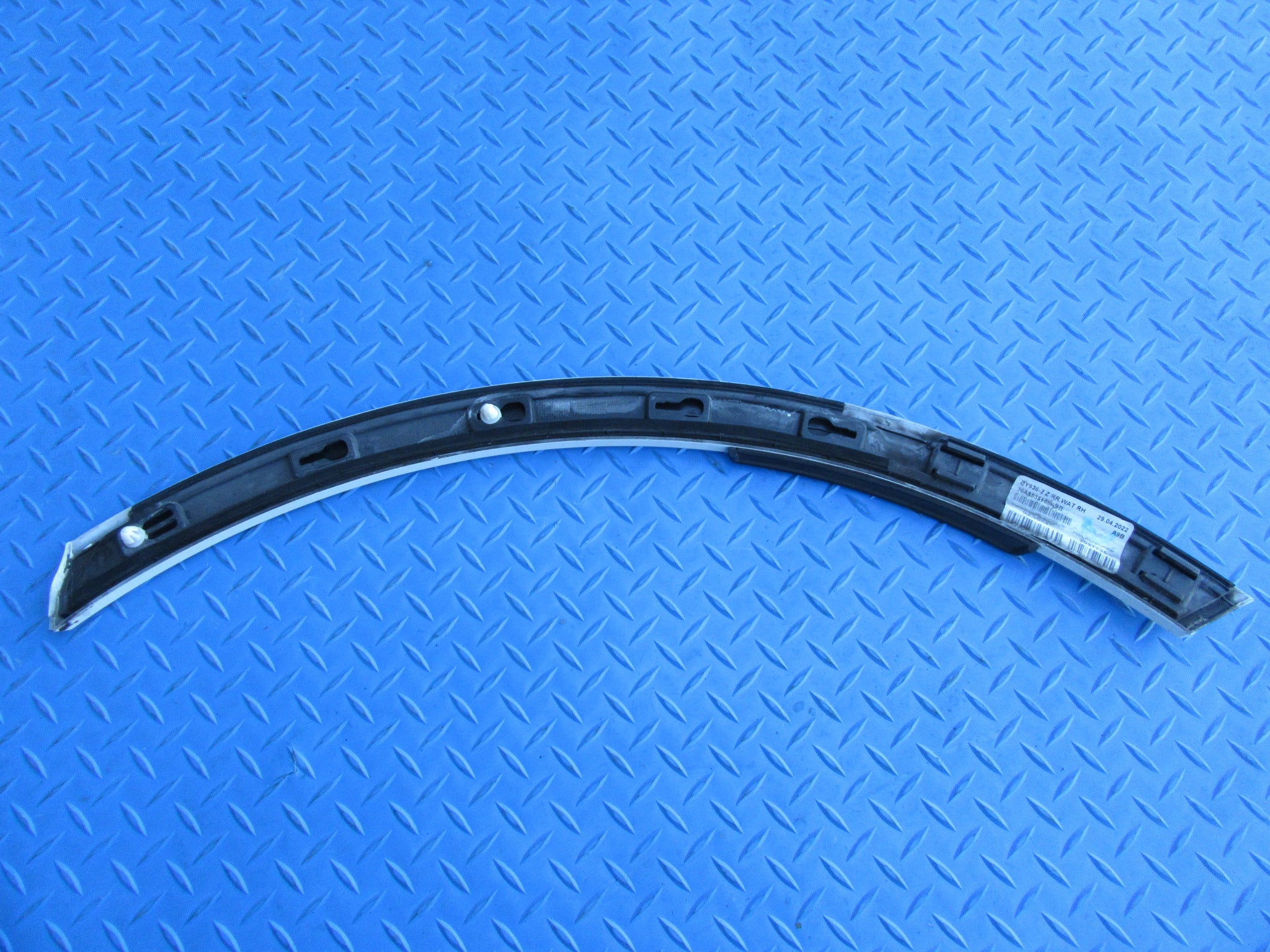 Bentley Bentayga right rear wheel arch rearward trim #2240