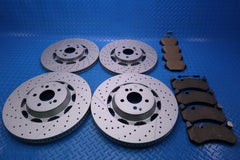 Mercedes E63 AMG S front rear brake pads & rotors TopEuro #12476
