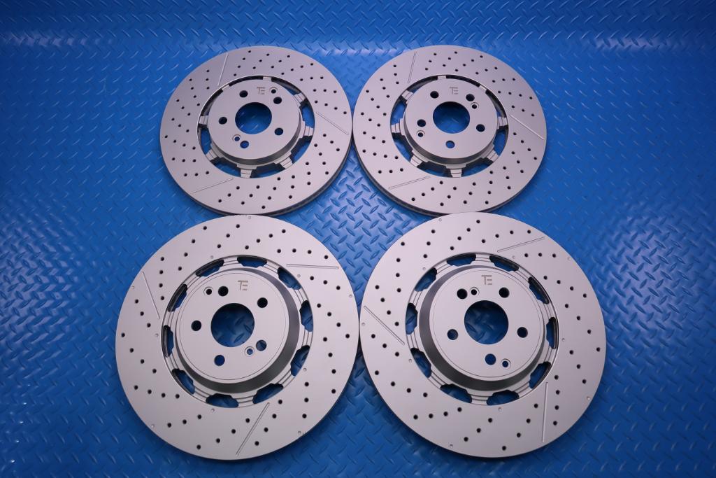 Mercedes E63 AMG S front & rear brake disc rotors TopEuro #12520