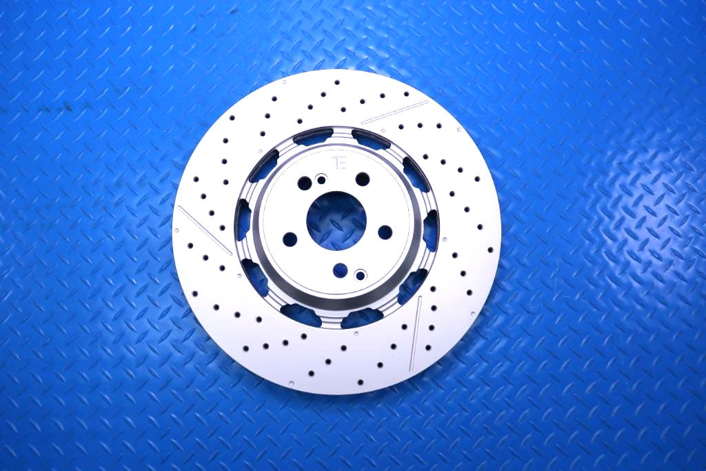 Mercedes E63 AMG S front brake disc rotors 2pcs TopEuro #12522