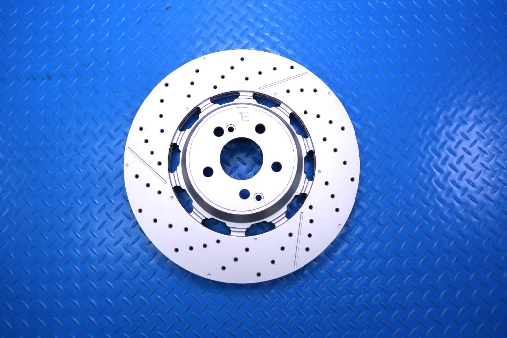 Mercedes E63 AMG S front rear brake pads & rotors Low Dust TopEuro #13017