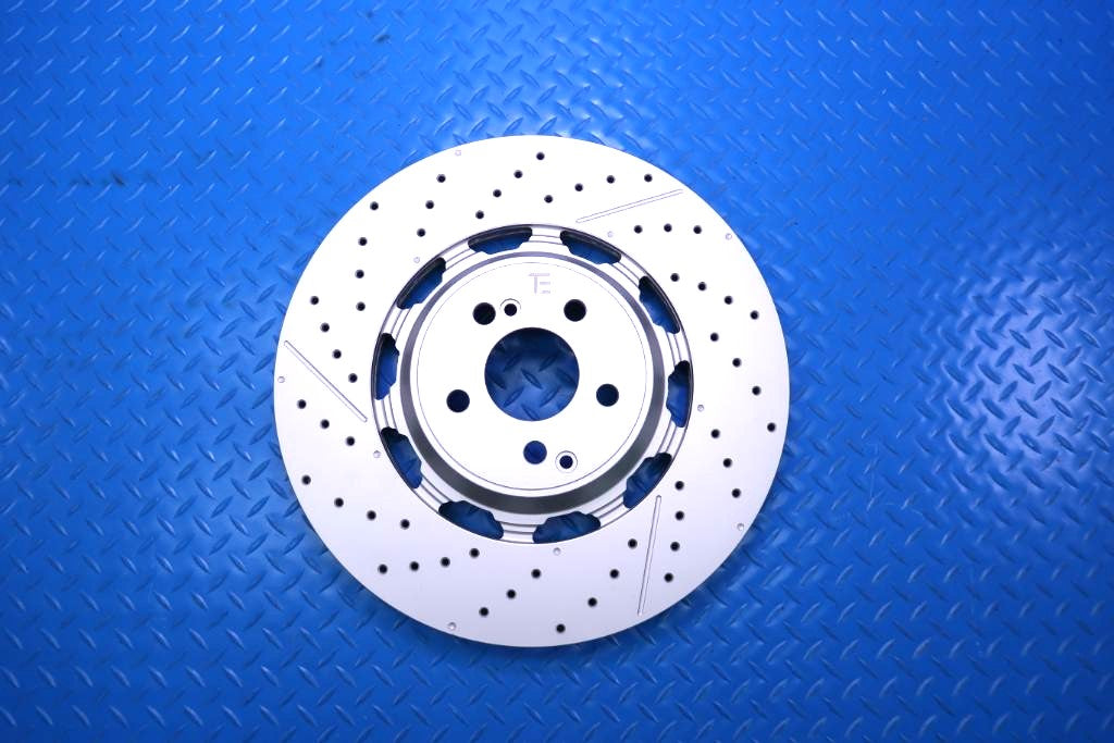 Mercedes E63 AMG S front brake disc rotor 1pc TopEuro #12523