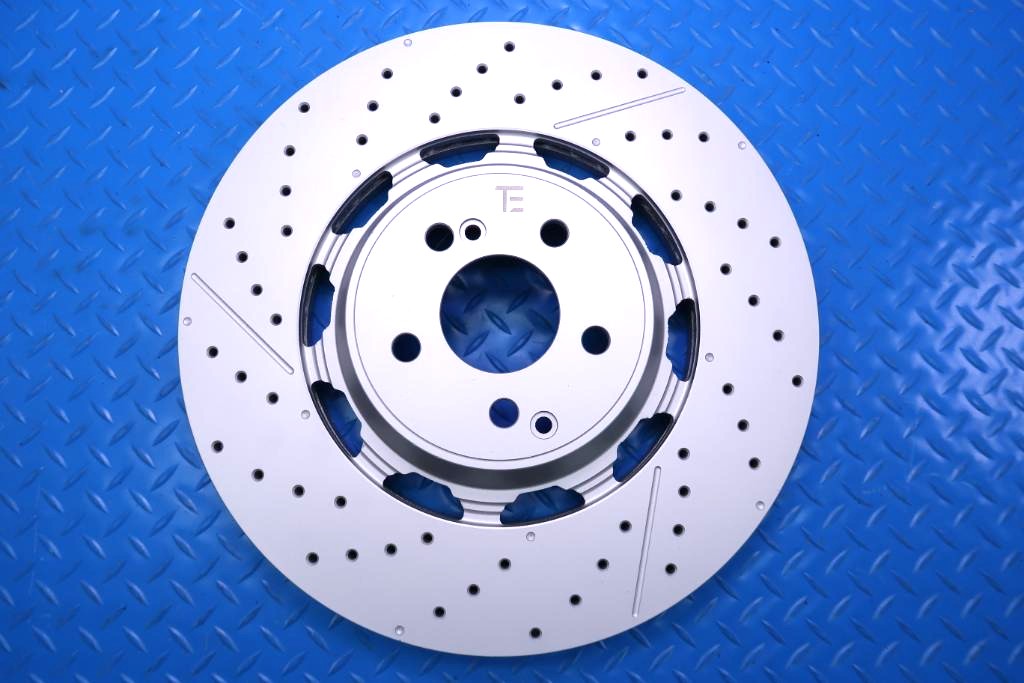 Mercedes E63 AMG S front brake disc rotors 2pcs TopEuro #12522