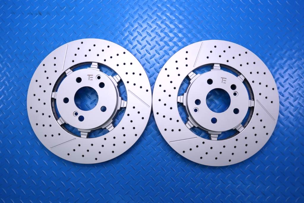 Mercedes E63 AMG S rear brake disk rotors TopEuro #13023
