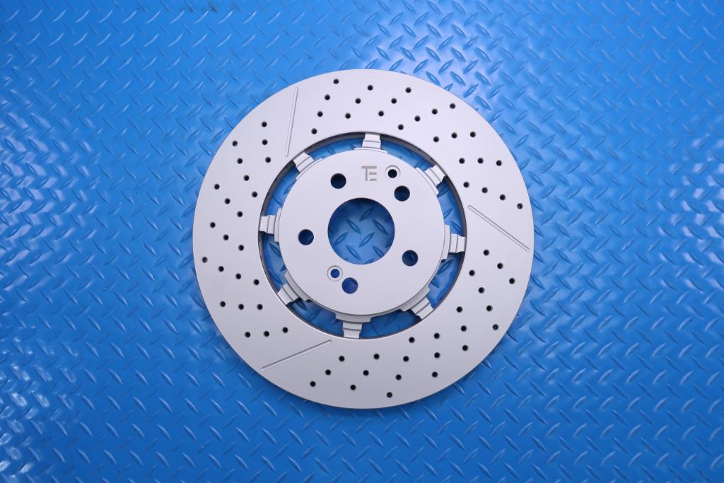 Mercedes E63 AMG S rear brake disc rotors x2 pcs TopEuro #12525