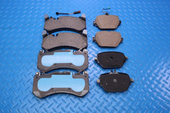 Mercedes E63 AMG S front rear brake pads low dust TopEuro #12527