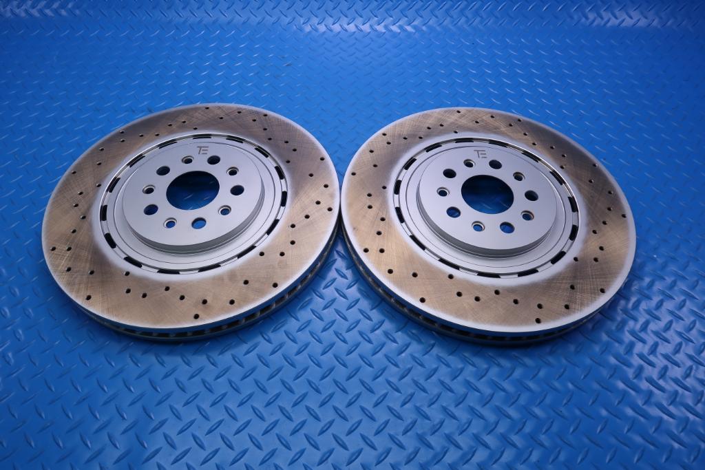 Maserati GranTurismo Gran Turismo Gt front brake disc rotors 2pcs TopEuro #12531