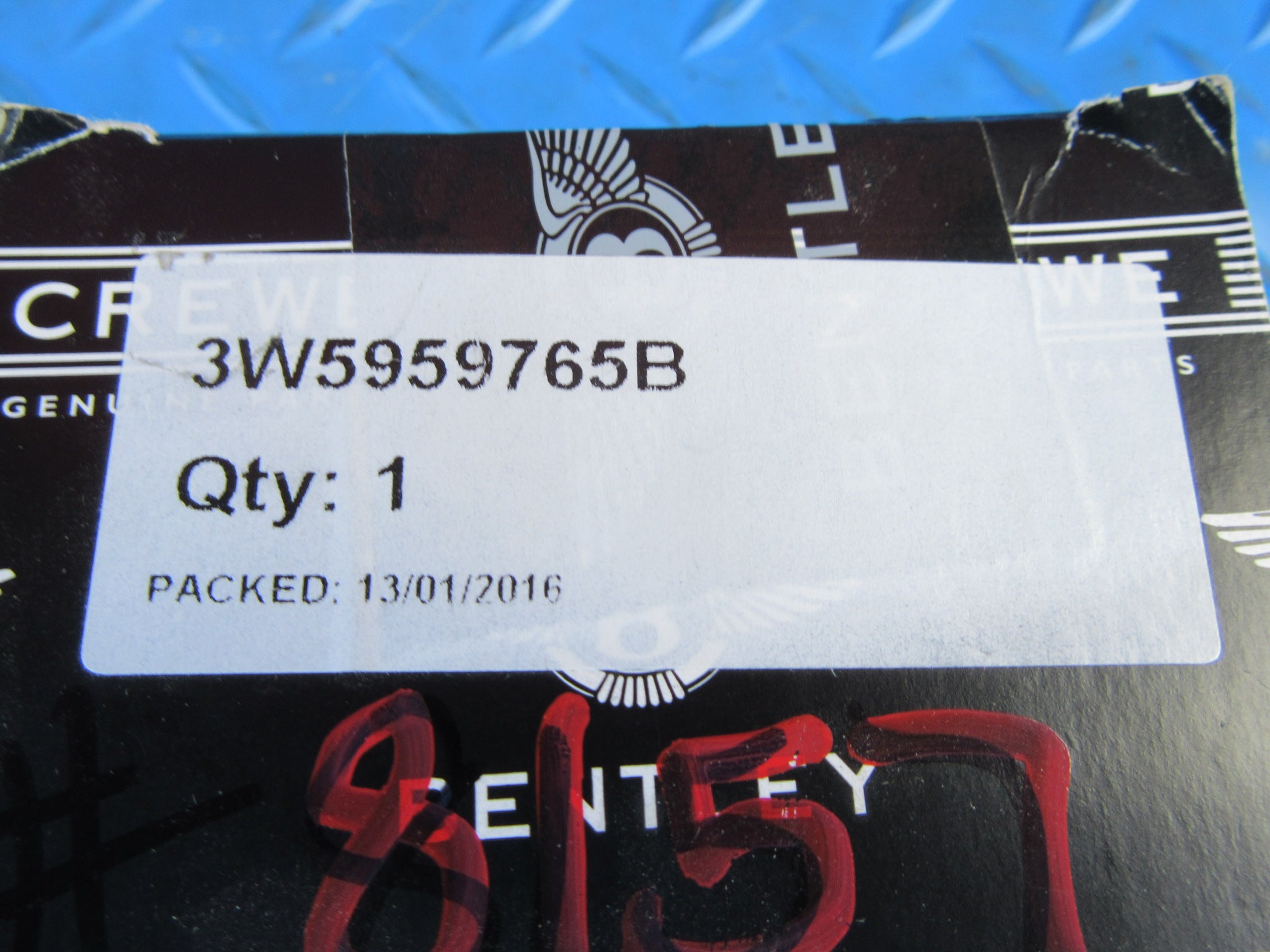 Bentley Continental Flying Spur left seat switch NEW #8157