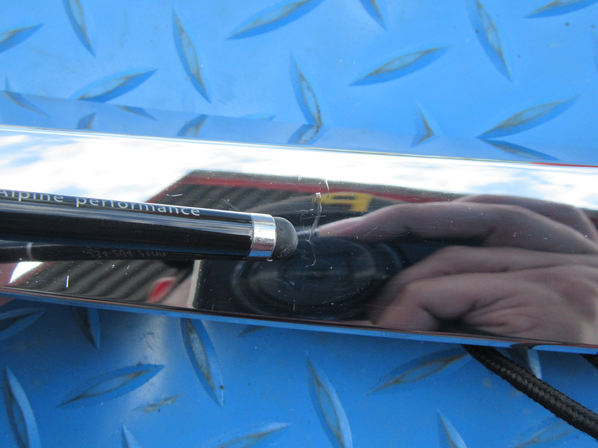 Bentley Continental GT GTC right quarter panel chrome trim #2104