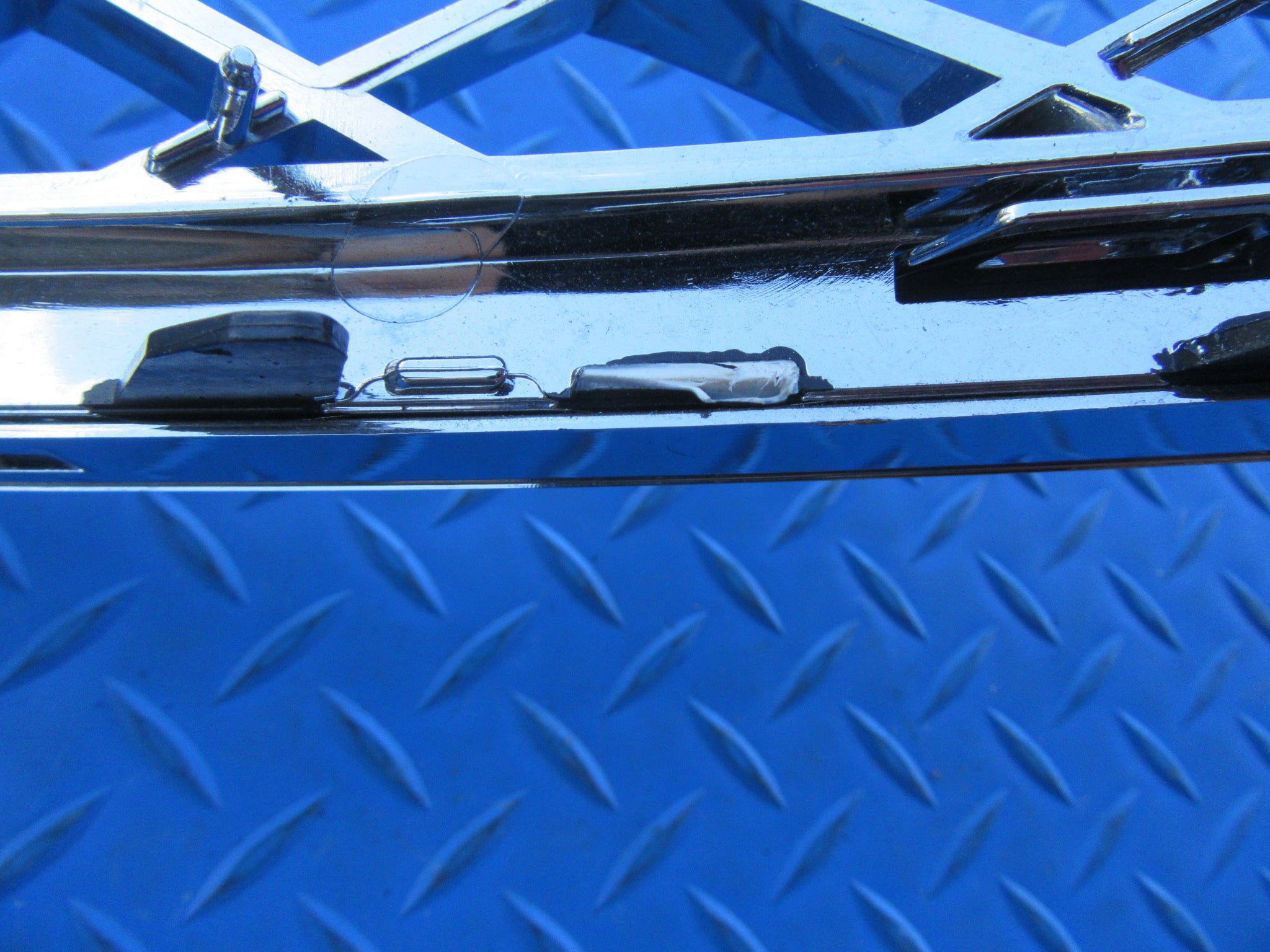 Bentley Continental Flying Spur right front bumper grille chrome #2103