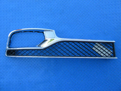 Bentley Continental Flying Spur chrome right front bumper grille black mesh #2106