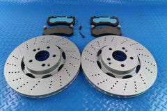 Mercedes Benz E63 AmgS C63 Cls63 Amg front low dust brake pads & rotors TopEuro #12276