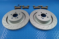 Mercedes Benz E63 Amg C63 Cls63 Amg rear brake pads & rotors TopEuro #12279