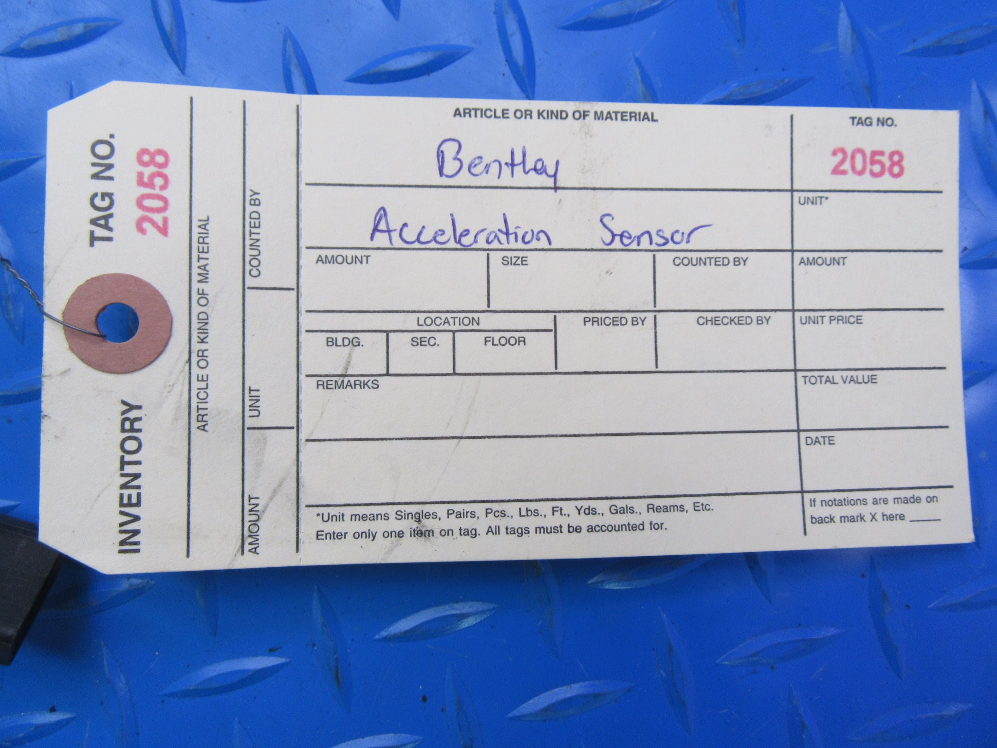 Bentley Continental Flying Spur GT GTC right front acceleration sensor #2058