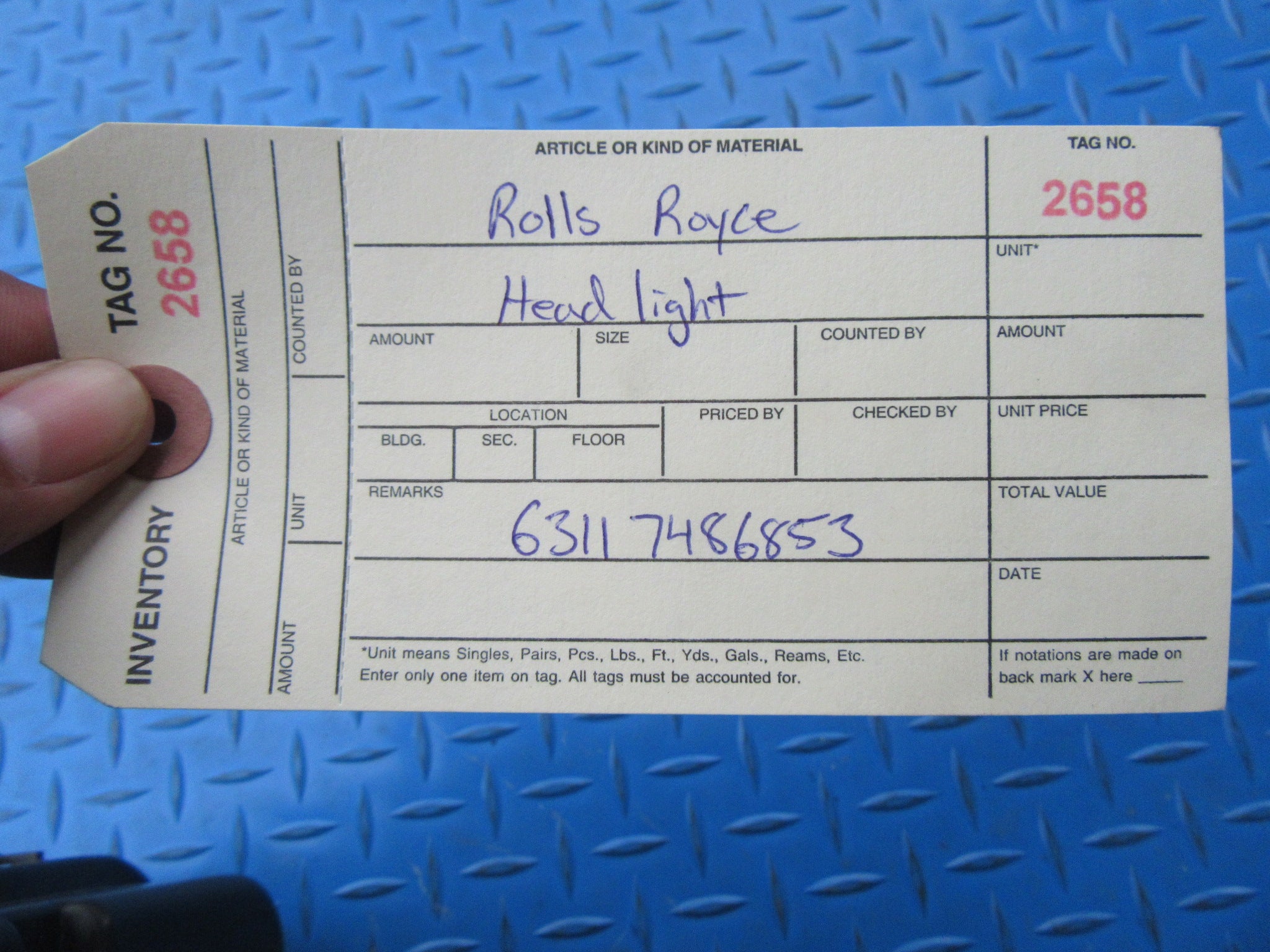 Rolls Royce Ghost left headlight #2658