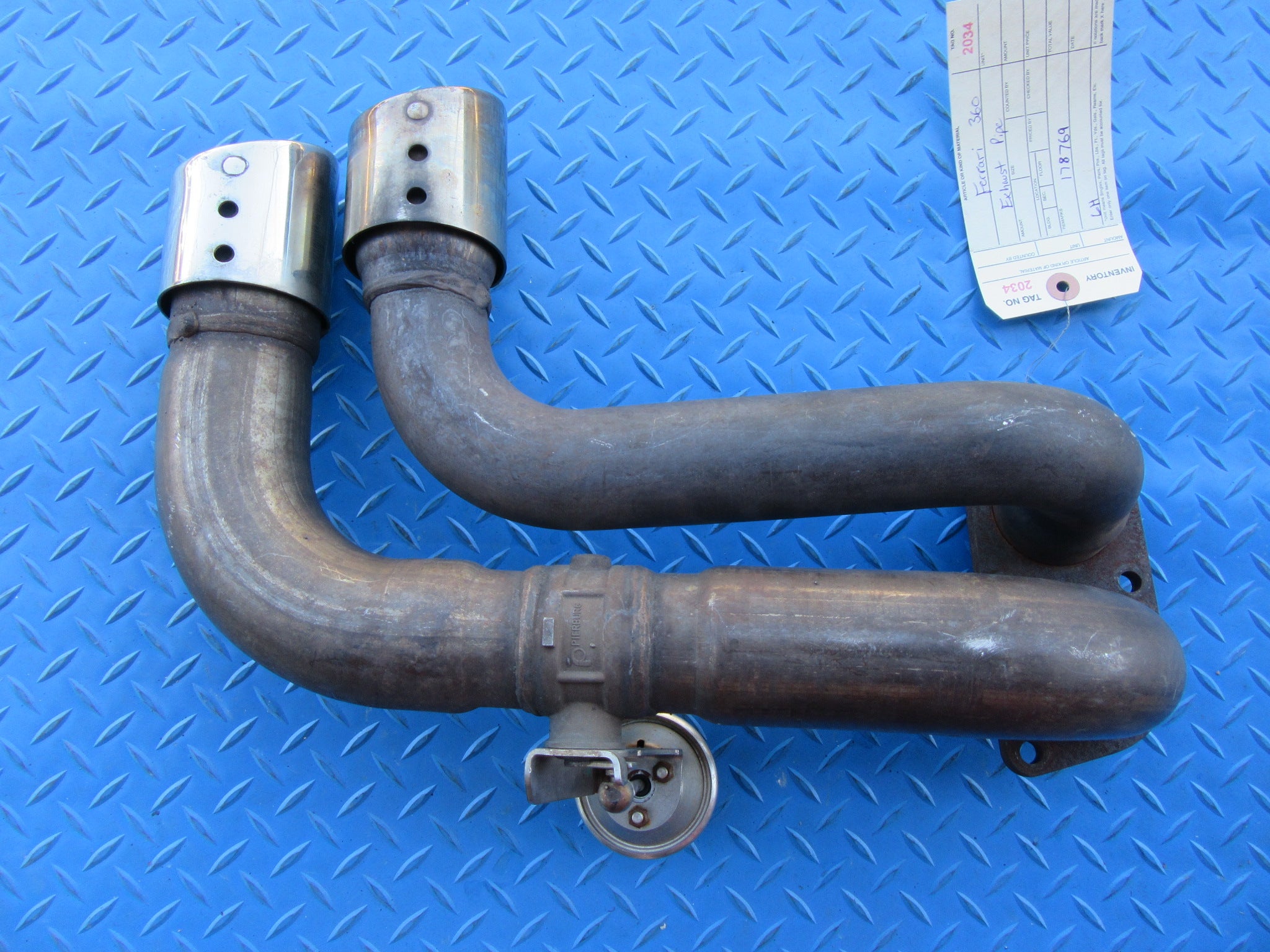 Ferrari 360 left exhaust outlet pipe #2034