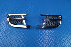 Bentley Mulsanne chrome left right fender air vent grill 2pcs #12305