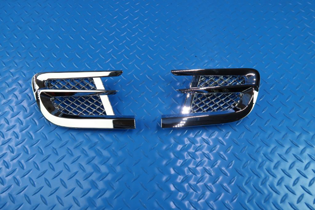 Bentley Mulsanne chrome left right fender air vent grill 2pcs #12305