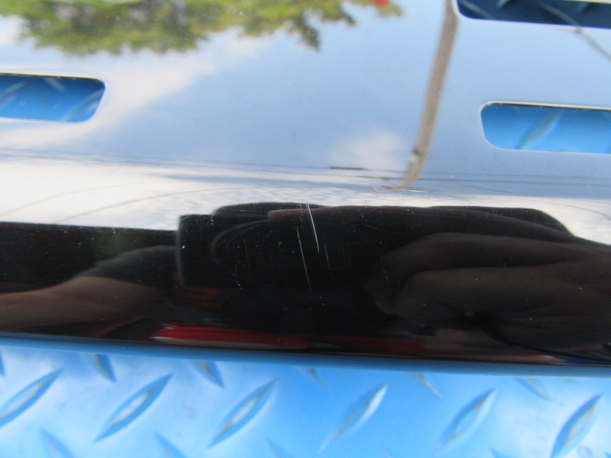 Rolls Royce Cullinan front bumper lower trim lip skid plate Black Badge #2006