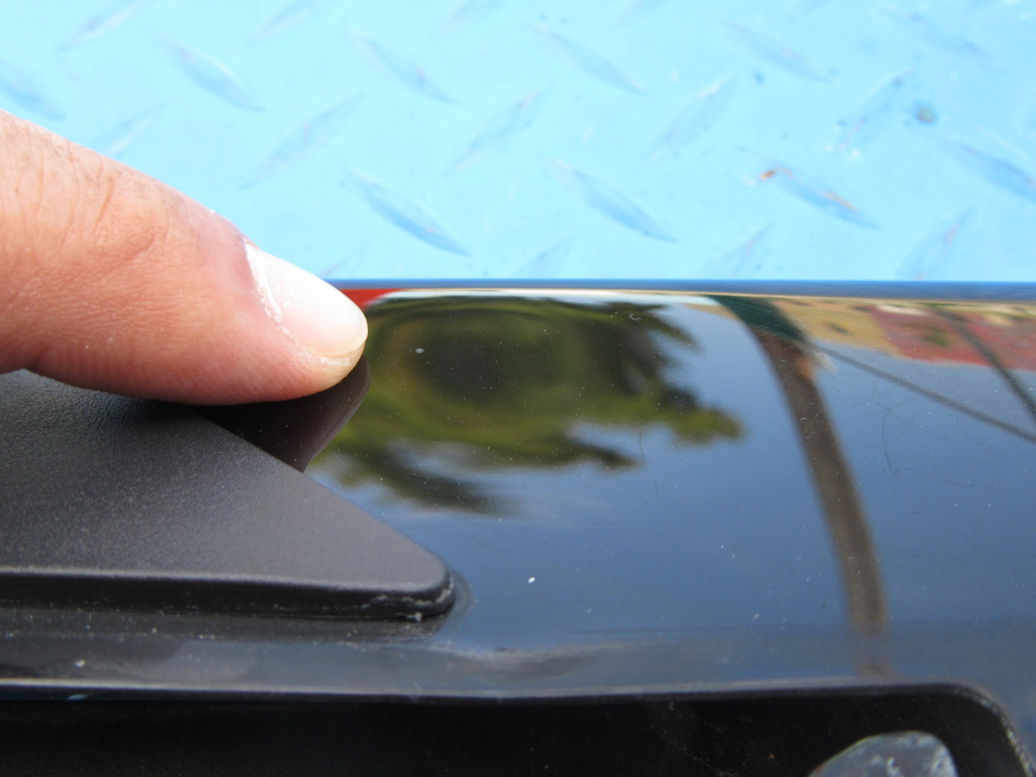 Rolls Royce Cullinan front bumper lower trim lip skid plate Black Badge #2006