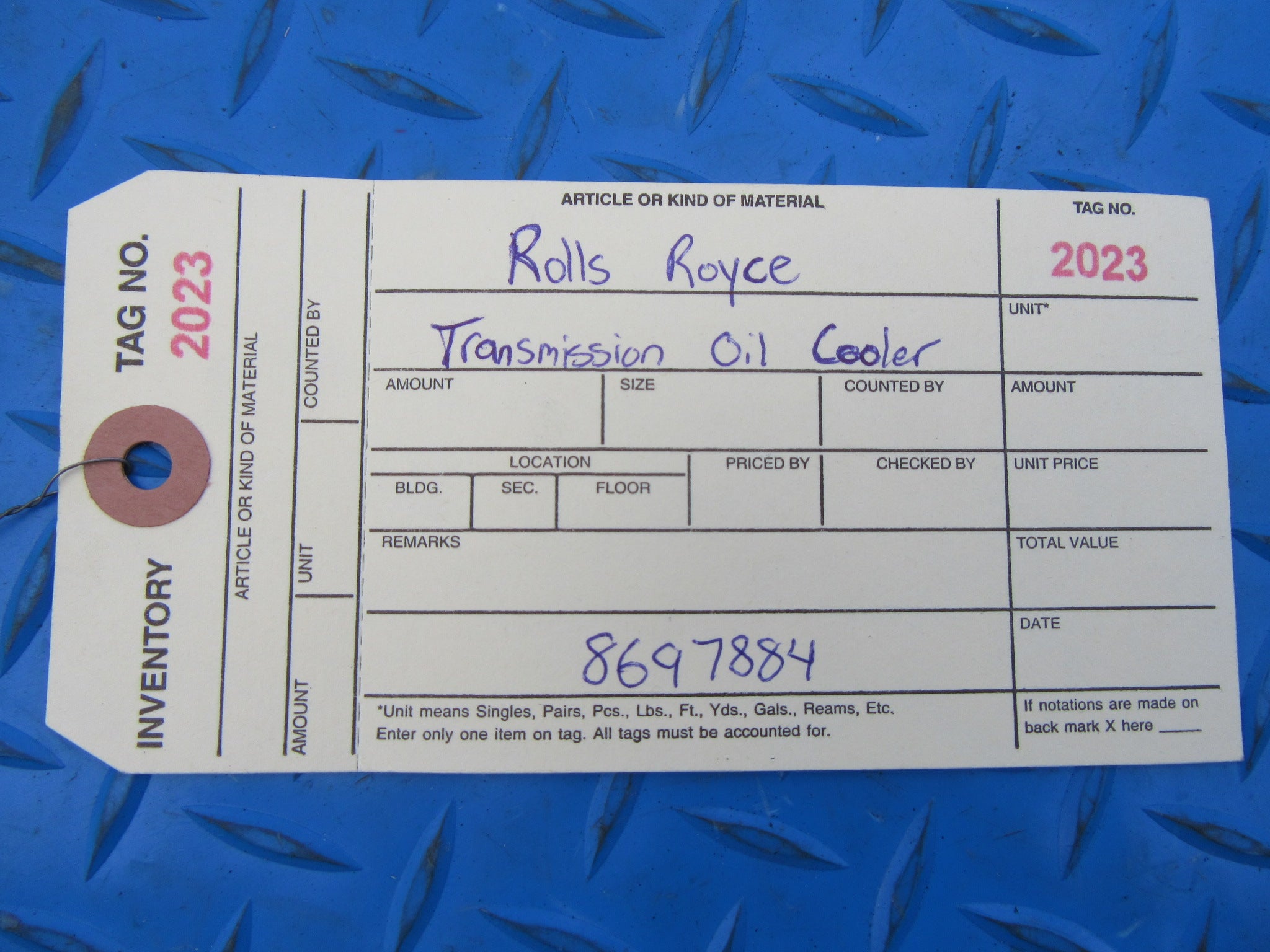 Rolls Royce Cullinan Phantom Ghost transmission oil cooler # 2023