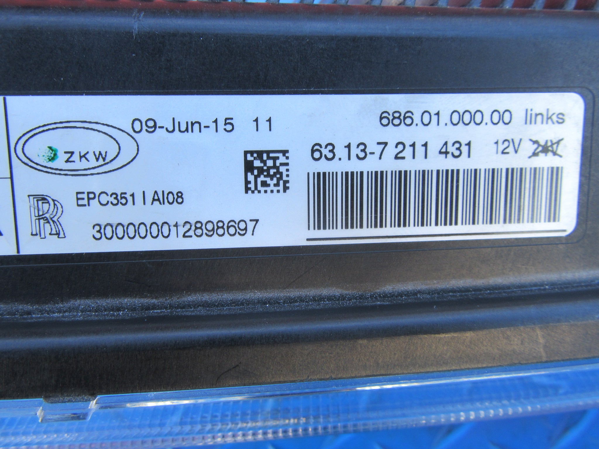 Rolls Royce Ghost Wraith left turn signal indicator 5 pin plug #2004
