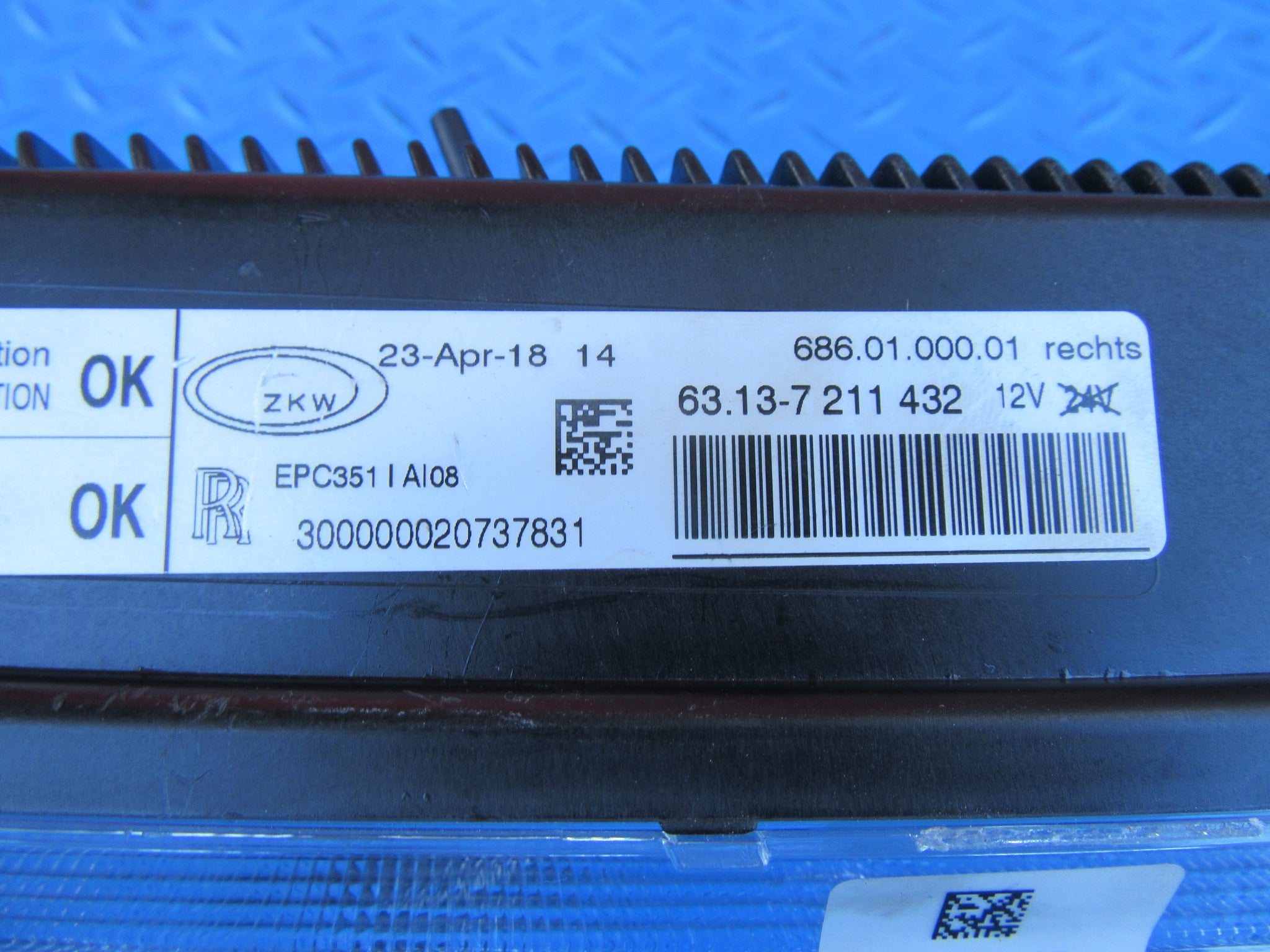 Rolls Royce Ghost Wraith right turn signal indicator 5 pin plug #2003