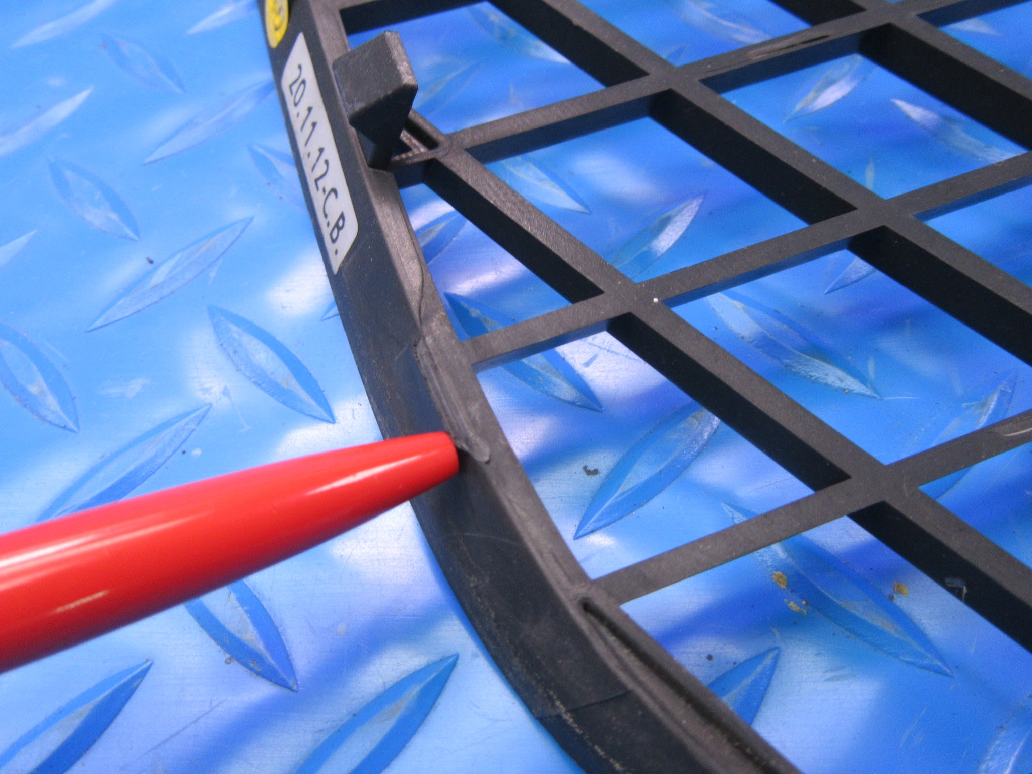 Bentley Continental GT GTC right V8 front bumper grille #0053