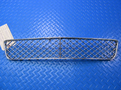 Bentley Continental GT GTC center front bumper grille painted silver #0052