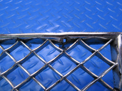 Bentley Continental GT GTC center front bumper grille painted silver #0052