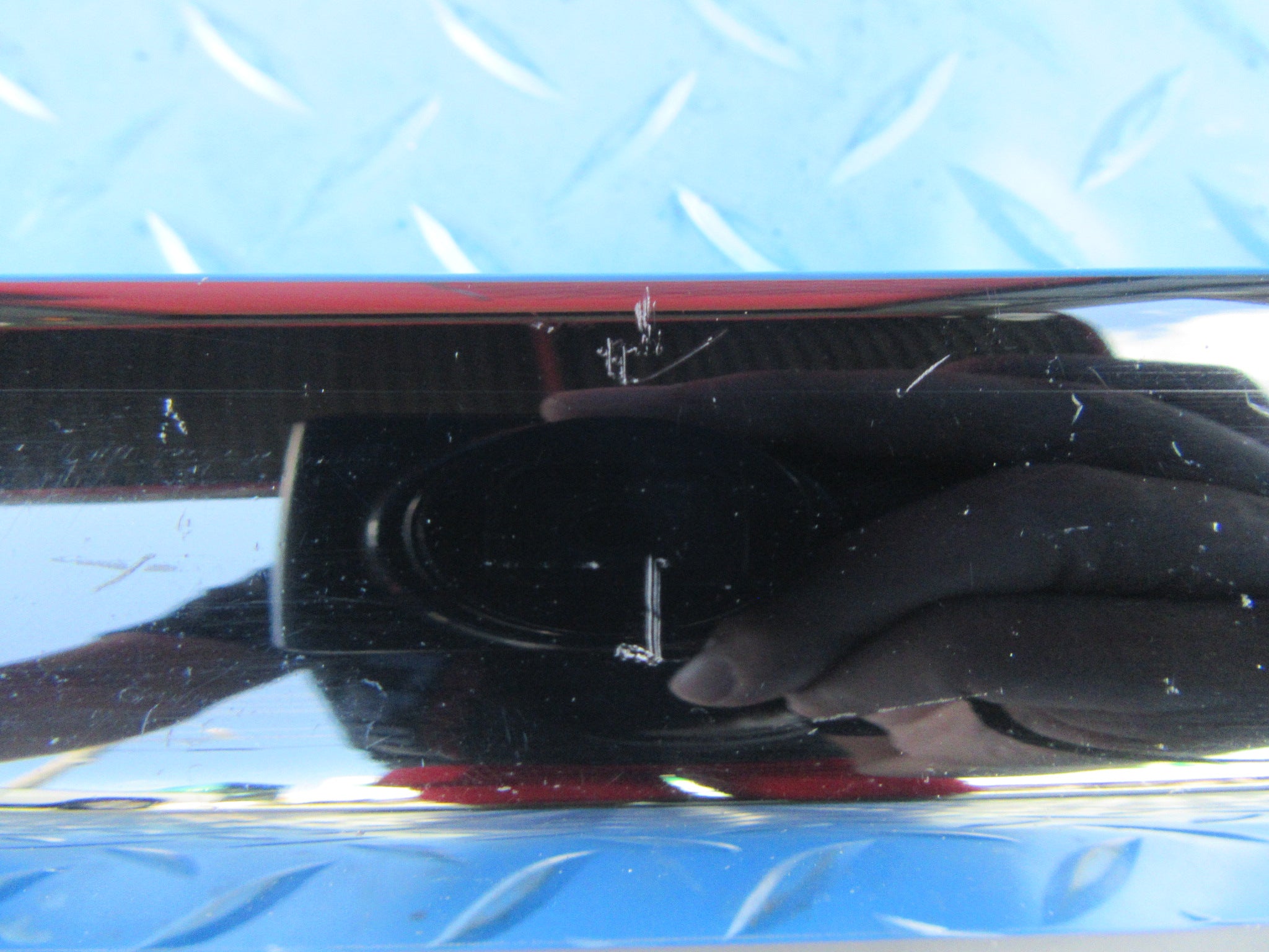 Rolls Royce Cullinan Black Badge left front door side rub strip #0074