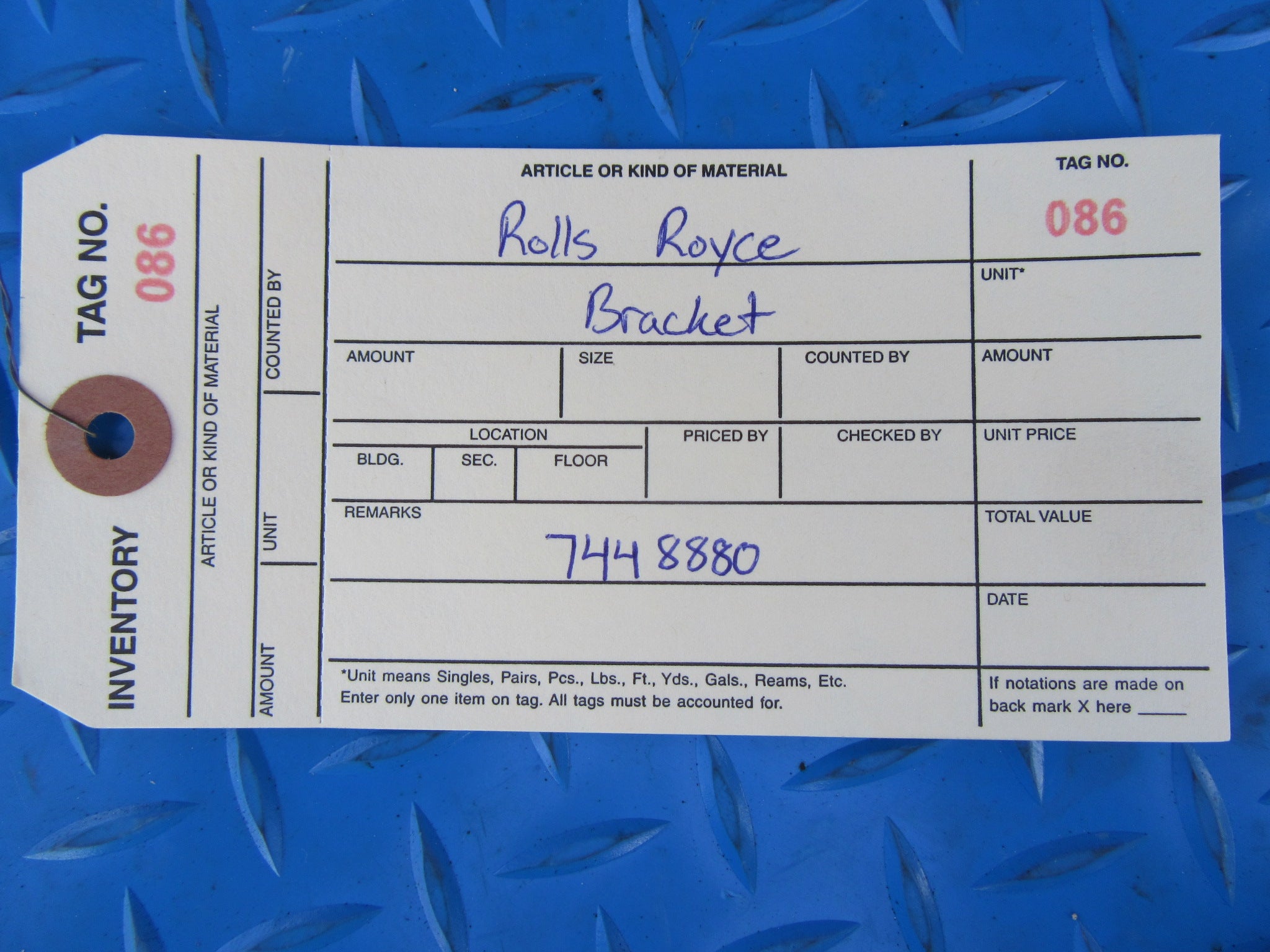 Rolls Royce Cullinan right crash box bracket #0086