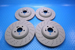 Mercedes S class S550 S560 front & rear brake disc co-cast rotors #13029