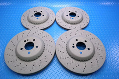 Mercedes S class S550 S560 front & rear brake disc co-cast rotors #13029