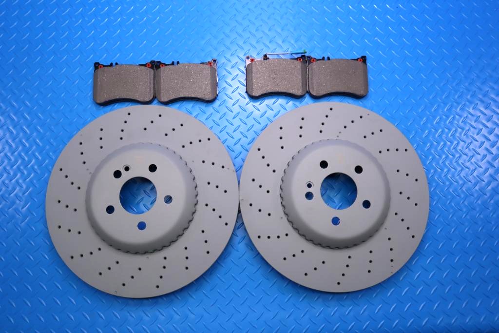 Mercedes S class S550 S560 front brake pads & co-cast rotors #13030