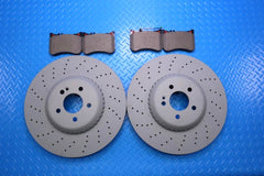 Mercedes S class S550 S560 front brake pads & co-cast rotors #13030