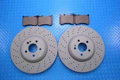 Mercedes S class S550 S560 front brake pads & co-cast rotors #13030
