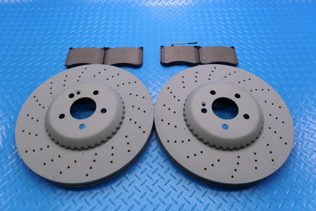 Mercedes S class S550 S560 front brake pads & co-cast rotors #13030