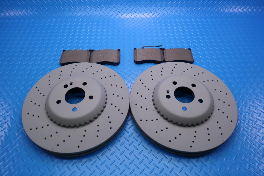 Mercedes S class S550 S560 front brake pads & co-cast rotors #13030