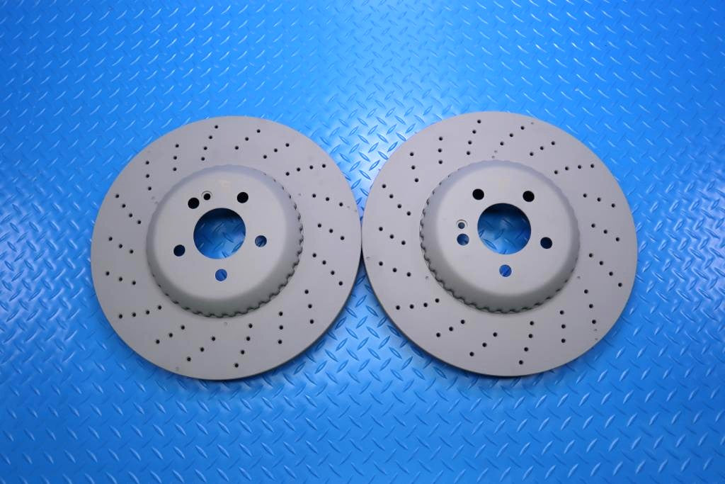 Mercedes S class S550 S560 front brake disc co-cast rotors #13031