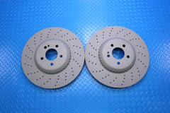 Mercedes S class S550 S560 front brake disc co-cast rotors #13031