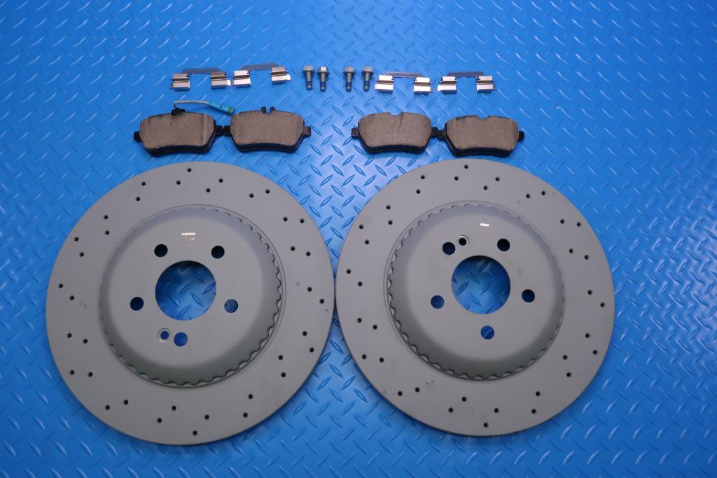 Mercedes S class S550 S560 rear brake pads & co-cast rotors #13033