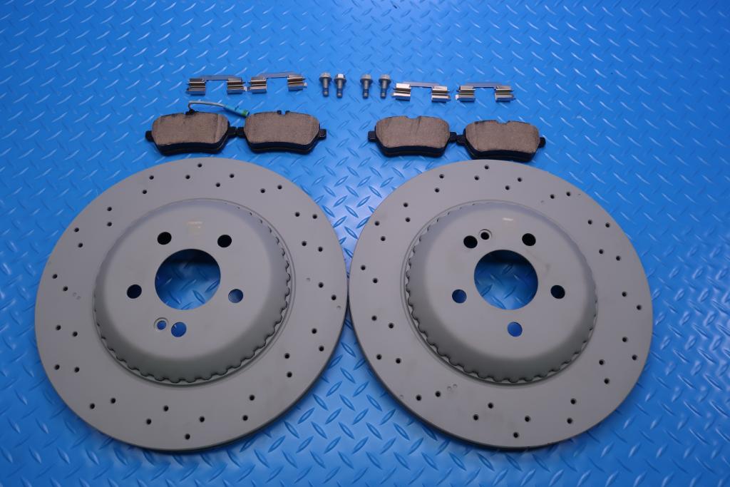Mercedes S class S550 S560 rear brake pads & co-cast rotors #13033