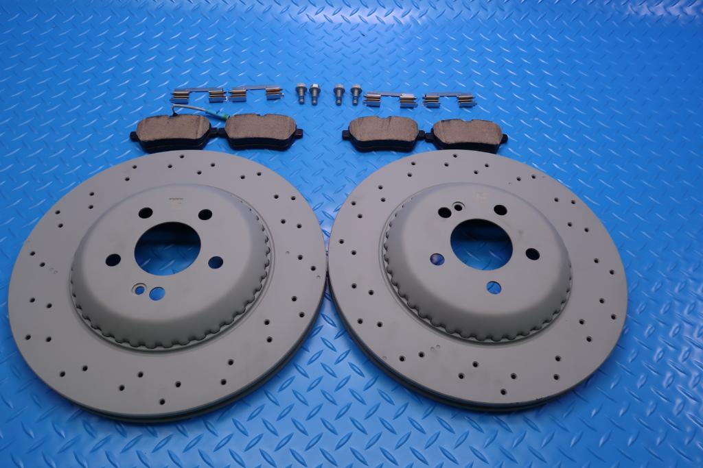 Mercedes S class S550 S560 rear brake pads & co-cast rotors #13033