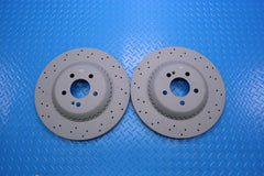 Mercedes S class S550 S560 rear brake disc co-cast rotors #13034