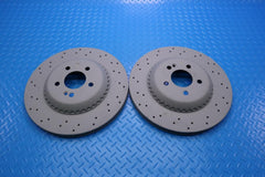 Mercedes S class S550 S560 rear brake disc co-cast rotors #13034