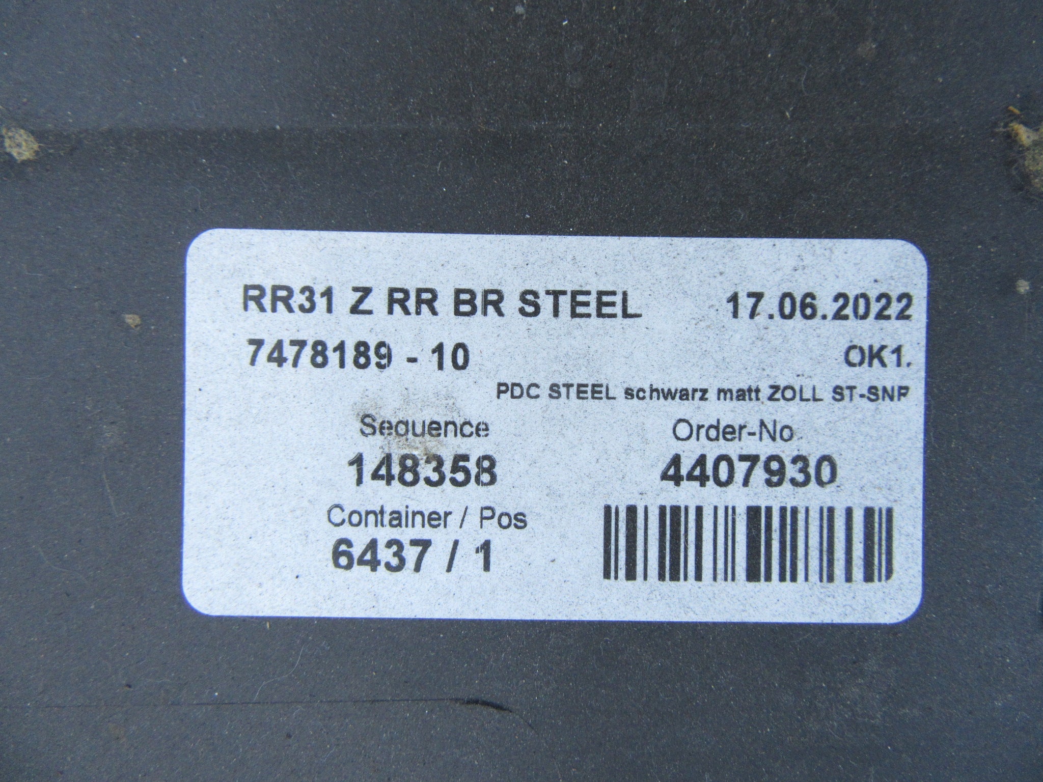 Rolls Royce Cullinan rear bumper cover with plate #4001